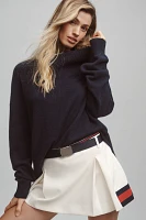 Maeve High V-Neck Cashmere Sweater