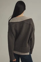 Maeve Layered Polo Sweater