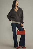 Maeve Layered Polo Sweater