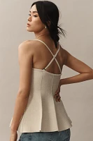 Pilcro Hourglass Sparkly Sweater Tank