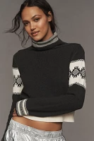 Maeve Fitted Nordic-Inspired Turtleneck Sweater