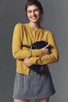 By Anthropologie Cashmere Crew-Neck Cardigan Sweater