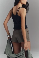 By Anthropologie Knit V-Neck Linen Blend Tank Top