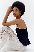 Maeve Sweetheart Peplum Tank Top