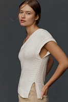 Maeve One-Shoulder Sweater Tank Top