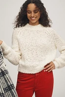 Maeve Textured Mock-Neck Sweater