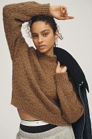 Maeve Textured Mock-Neck Sweater