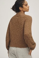 Maeve Textured Mock-Neck Sweater