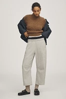 Maeve Textured Mock-Neck Sweater