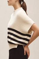 Maeve Oversized Short-Sleeve Sweater