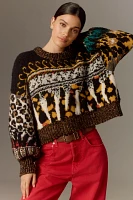 Pilcro Relaxed Crew-Neck Sweater