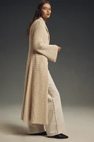 Maeve Wide-Sleeve Longline Cardigan Sweater