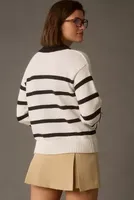 English Factory Collared V-Neck Sweater