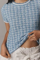 Endless Rose Tweed Sweater Tee