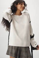 English Factory Stitched Sweater