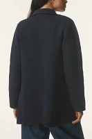 English Factory Double-Breasted Long Cardigan Sweater