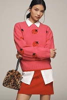 English Factory Strawberry Crew-Neck Sweater