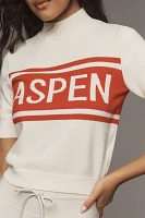 English Factory Short-Sleeve Aspen Sweater