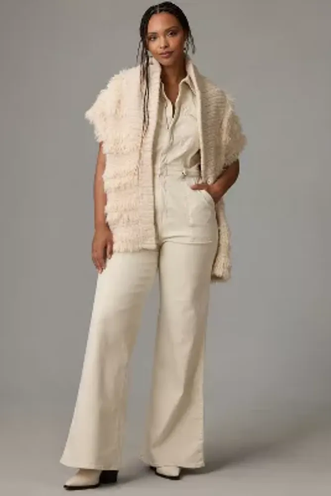 By Anthropologie Shaggy Sweater Vest