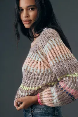 By Anthropologie Emma Multicolor Sweater
