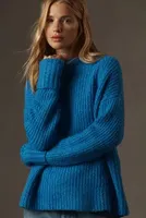 Maeve Margaret Mock-Neck Sweater