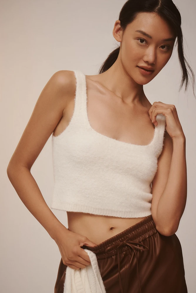 Pilcro Cropped Sweater Tank