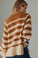 Maeve Crafted Mixed-Stripe Sweater