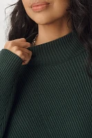 The Meredith Mock-Neck Sweater by Maeve