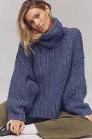 By Anthropologie Chunky Turtleneck Sweater