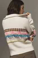 PIlcro Zip-Front Cardigan Sweater