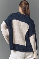 Pilcro Chunky Crew-Neck Sweater