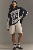 Pilcro Chunky Crew-Neck Sweater