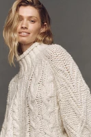 By Anthropologie Fisherman Sweater