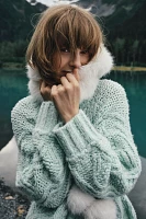 By Anthropologie Fisherman Sweater