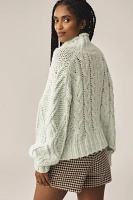 By Anthropologie Fisherman Sweater