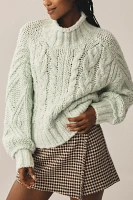 By Anthropologie Fisherman Sweater