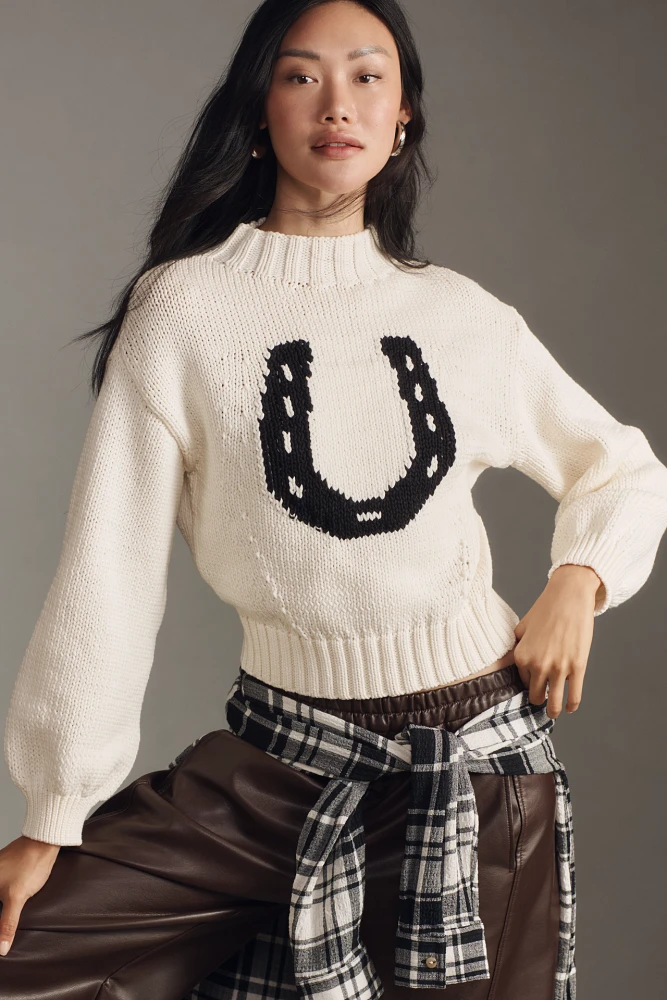 The Pippa Mock-Neck Sweater by Maeve: Icon Edition