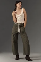 Pilcro Ruffled Sweater Tank Top
