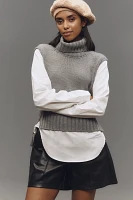 Pilcro Twofer Turtleneck Sweater