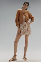 Maeve Elbow-Sleeve Cardigan Sweater