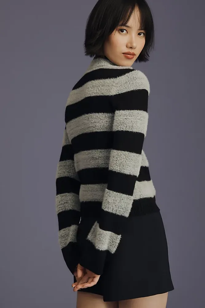 Maeve Cropped Turtleneck Sweater