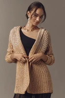 Maeve Oversized Collared Cardigan Sweater