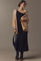 Maeve Oversized Collared Cardigan Sweater