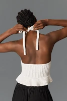 By Anthropologie Crochet Starfish Knit Tank Top