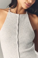 By Anthropologie Wool & Cashmere Button Sweater Tank