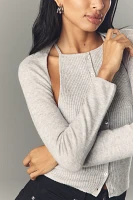 By Anthropologie Wool & Cashmere Shrug Sweater