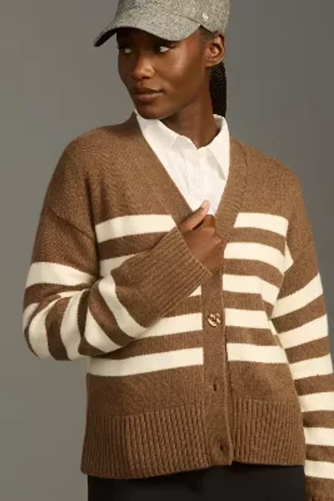 KULE The Raffa Striped Cardigan Sweater