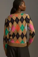 KULE The Heidi Argyle Sweater