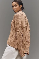 Pilcro Cable-Knit Pullover Sweater