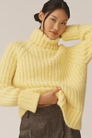 Pilcro Chunky Turtleneck Pullover Sweater